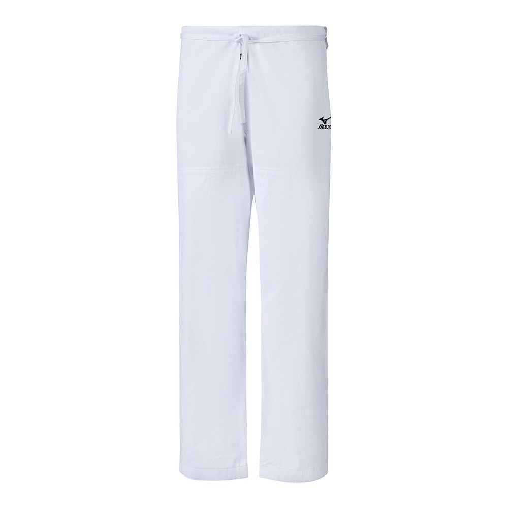 Women's Mizuno Judo White Pants Shiai Apparel - PY01801